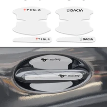 

8pcs Car Transparent Door Handle Bowl Scratch Protection Device for Ford Explorer 5 Focus 2 3 Ranger Mk3 Mk4 Mk1 Car Accessories