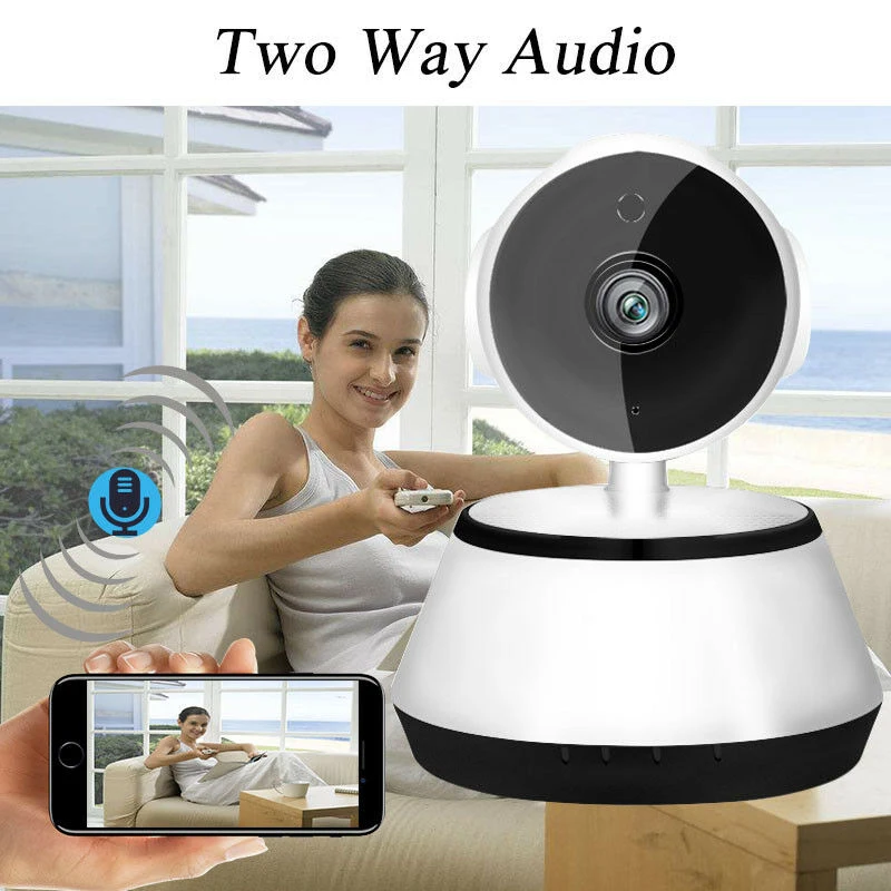 1080P WIFI Беспроводная панорамированная ip камера безопасности CCTV Ночного Видения