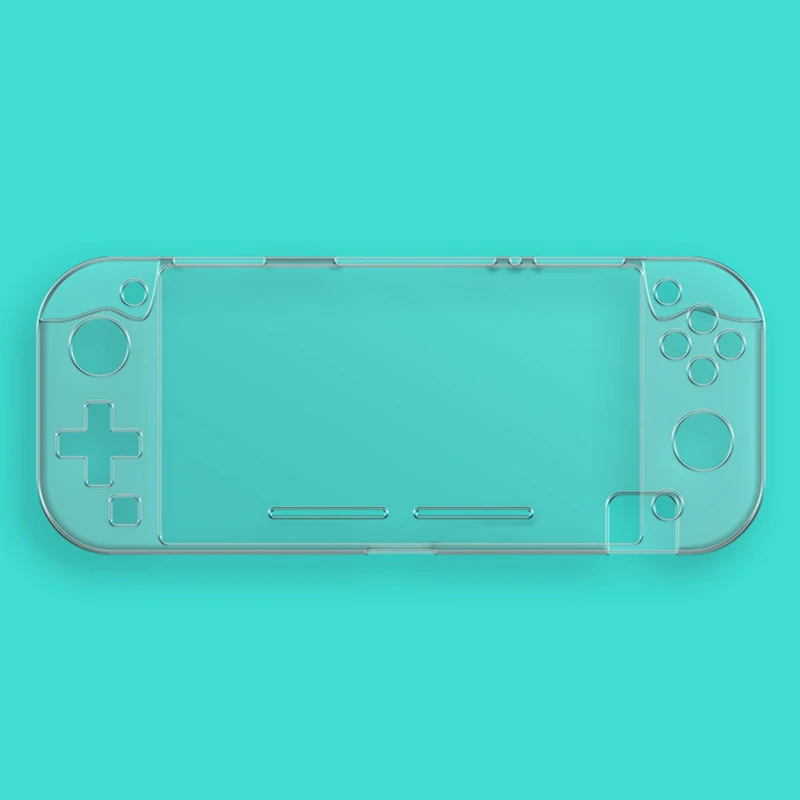 Жесткий Чехол для ПК с кристаллами Nintendo Switch Lite прозрачный чехол Mini закаленное