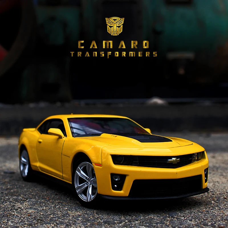 Модель спортивного автомобиля WELLY 1:24 Chevrolet Comalo ZL1 модель из сплава декоративная коллекция игрушечные