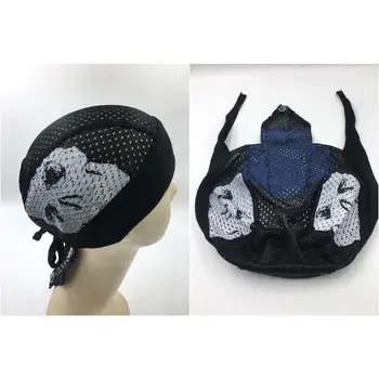 

Unisex Skull Cap Bandana Head Wrap Hip Hop Mesh Helmet Liner Durag Beanie Hat LX9E