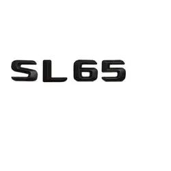 1 компл. Матовый Черный ABS багажник автомобиля задний номер буквы слова значок эмблема наклейка Стикеры для Mercedes Benz SL65 AMG