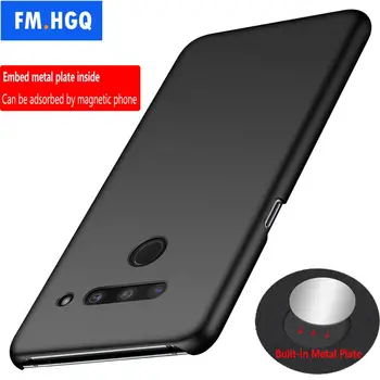 

Magnetic Car Holder Case For LG V50 ThinQ V40 Hard PC Cover for LG V50 V30 V20 V10 Ultra-thin Breathable Scrub Case