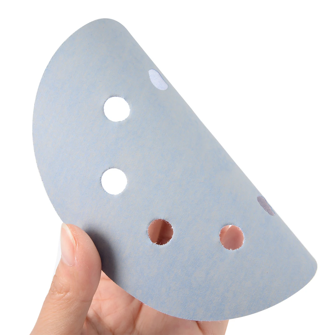uxcell 10Pcs 5 Inch 8 Hole Hook and Loop Sanding Disc 5000 Grit Flocking Sandpaper Random Orbital Sander Paper Gray