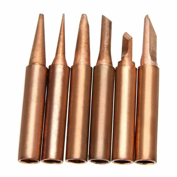 

free shipping Lower Temperature 900M-T Copper Soldering Tip Lead-free Solder Iron Welding Tips BGA Soldering Station Tools