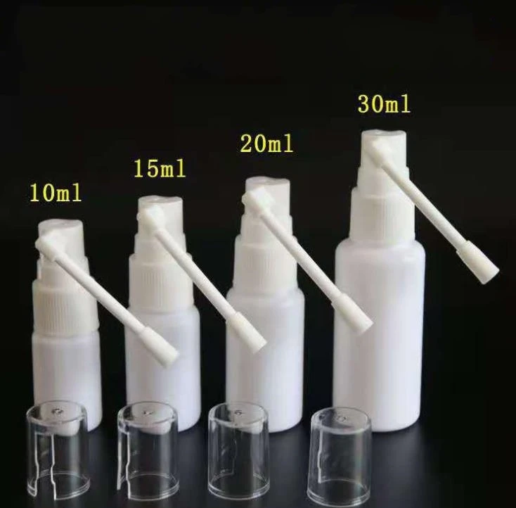 

Portable Nose Atomizer With 360 Degree Rotation Sprayer white plastic nasal pump mist Spray bottles nose empty 10ml SN685