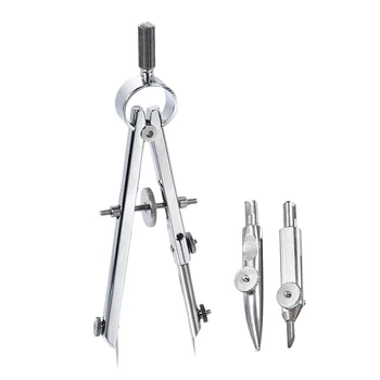 

uxcell 3pcs Spring Bow Compass Set with Lock for Drafting Drawing Math Geometry Art Graphics and Drawing to Create a Circle