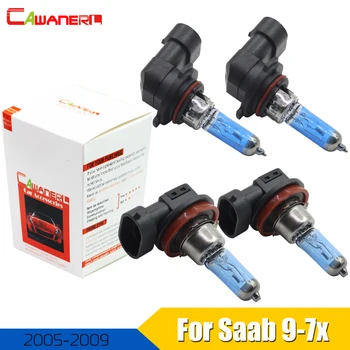 

Cawanerl 4 Pieces 9005 H11 100W Car Light Halogen Bulb Headlight High Low Beam Styling For Saab 9-7x 4-Door 2005-2009
