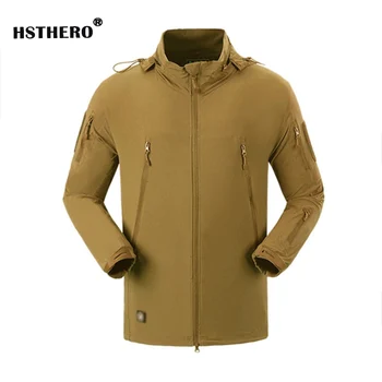

Outdoor Men Women Tactical Jackets Casual Sport Mens Army Waterproof Hooded Coats Hoodie Military Field Climbing Fishing Jacket