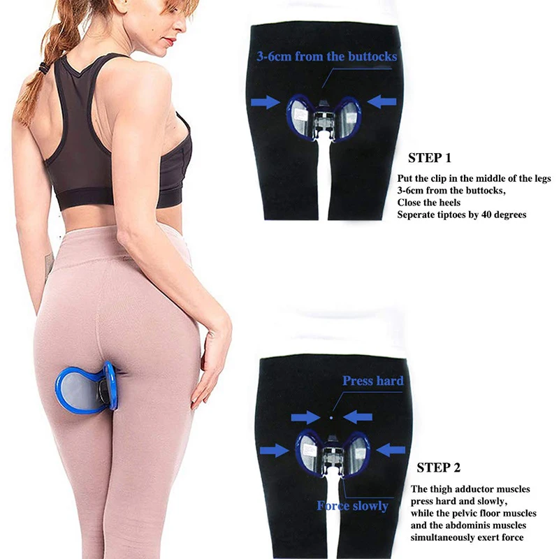 Hip trainer Pelvic Floor Exerciser Sexy Muscle Inner Thigh Fitness Beauty Bodybuilding Home Correction Buttocks Device workout