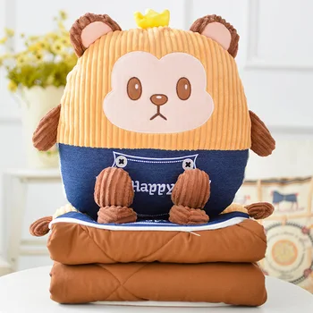 

2020 Soft Plush Multi-functional Cushion Quilt Portable Pillow Home Decor Car Nap Quilts Office Travelling Cushions Beddings New