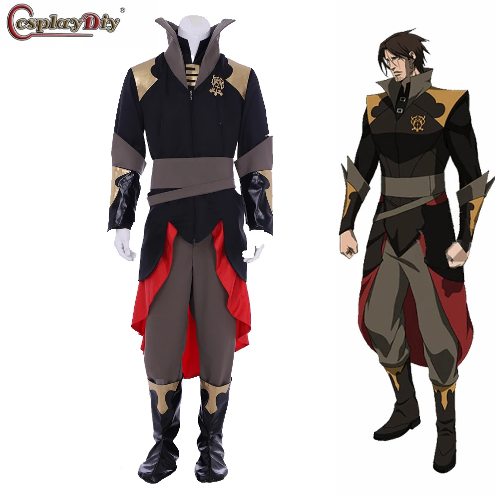 3 Netflix 2020 Anime Trevor Belmont Cosplay Costume Custom Made Halloween O...