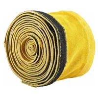3.5m Yellow Leather TIG Welding Torch Cable Cover Stitched MIG/Plasma Cutting Torch Cable Protective Sleeves 1