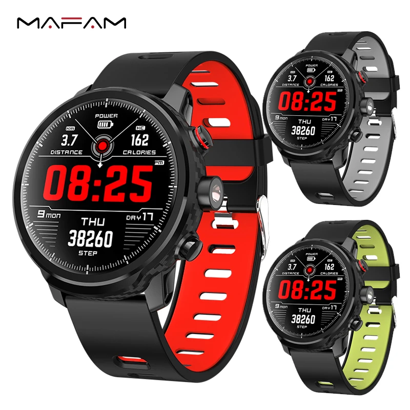

MAFAM L5 Smart Watch Men Waterproof Bluetooth Heart Rate Sports Pedometer Swimming IP68 Smartwatch Call Reminder For IOS Android