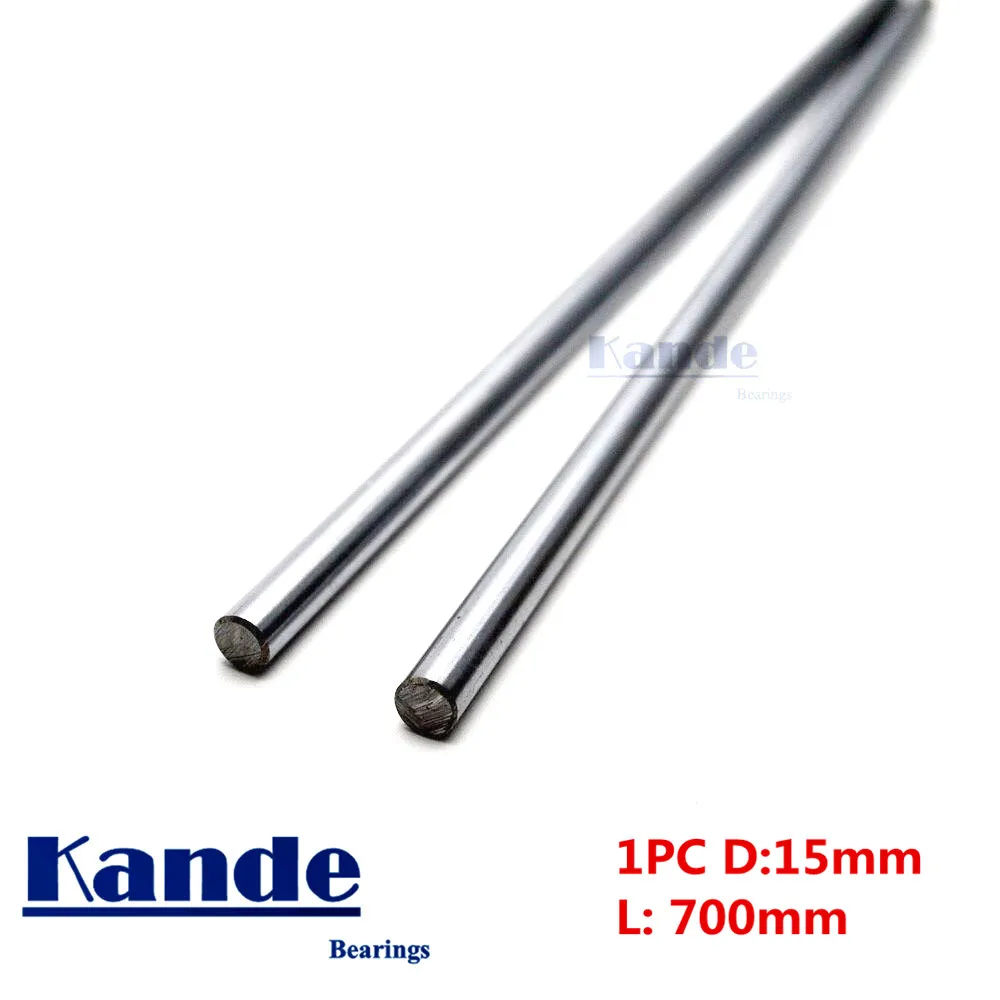 

Kande Bearings 1pc d:15mm 650mm 700mm 750mm 800mm 3D printer rod shaft 15mm linear shaft chrome plated rod shaft CNC parts