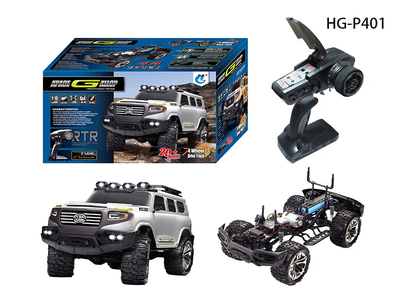 Игрушки для мальчик1:10 Off-road High-speed 2.4G Four-wheel Drive Simulation Climbing Car Remote Control Electric Model Vehicle