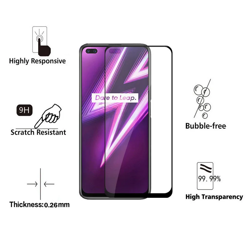 for OPPO Realme Pro Glass Screen Protectors On Realmi pro 6i