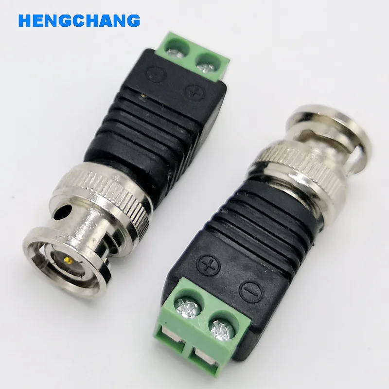 BNC разъем винтовой фиксации Cat5/Cat6 коаксиальный кабель для AHD Камеры CVI камеры TVI камеры видеонаблюдения 50 шт