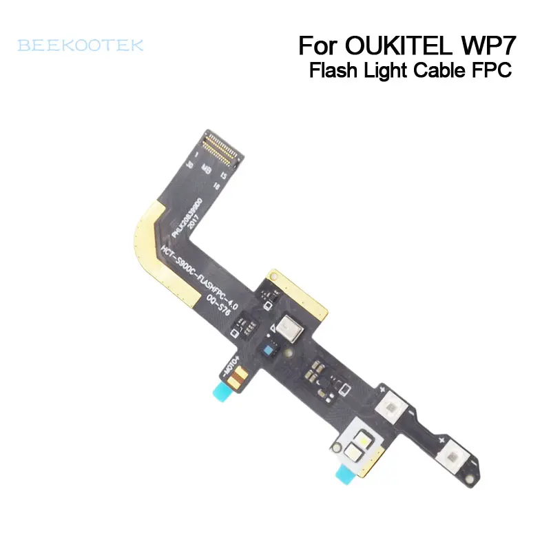 

Новый оригинальный кабель для вспышки Oukitel WP7 FPC с барометрическим давлением и вспомогательным микрофоном, светодиодсветодиодный аксессуары для внутреннего ремонта, запчасти