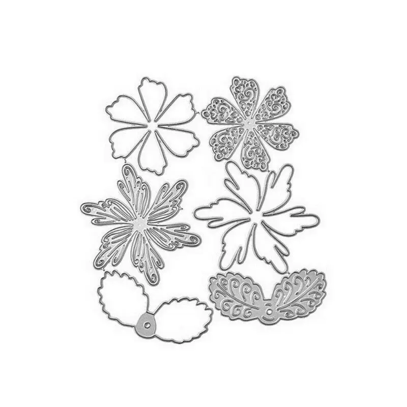 

Beautiful Flowers Metal Cutting Dies Stencil Scrapbooking DIY Album Stamp Paper Card Embossing Decor Craft