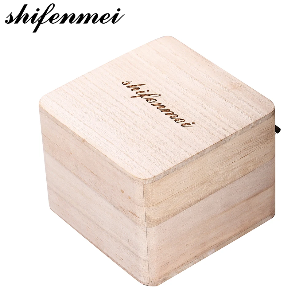 

Wood Square Wrist Watch Box Wooden Organizer Collection Storage Case Watches Accessories Watchbox Gift Pillow Cushion Bag