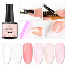 Быстрый полигель для наращивания, 7 мл, прозрачный, розовый, белый, обнаженный гель для ногтей, строительный гель, желе, акриловый лак для ногтей