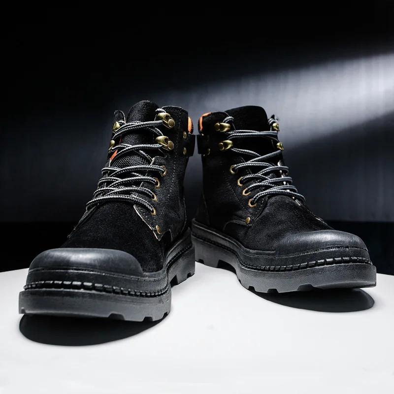 

2019 Autumn New Style Men Martin Boots Korean-style Casual Worker Boot Korean-style Versatile Fashion Man Shoes