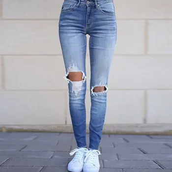 

2020 summer fashion new style women's sexy hole jeans 911