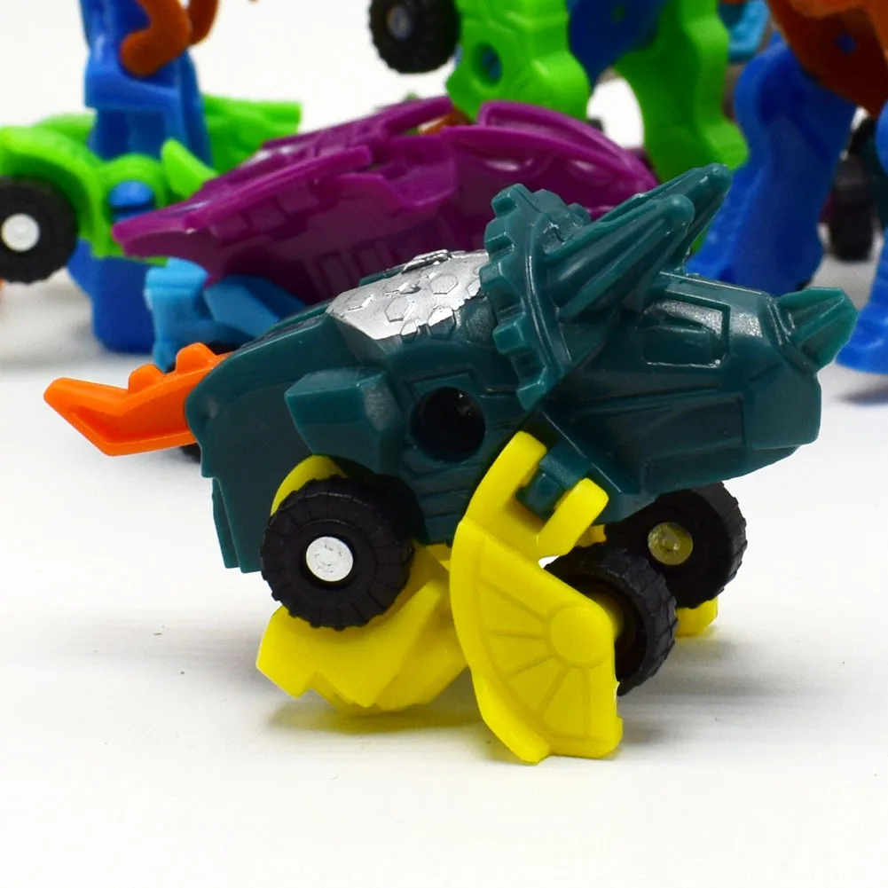 No. 50 Two Yuan Ternary Transparent One-piece Dinosaur Transformer Toy Capsule Toy Ball Funny Egg Coin Gashapon Machine Toy