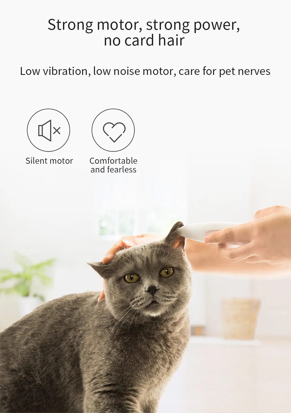 Xiaomi Youpin Pawbby Pet местная электробритва для стрижки собак и кошек, бритвенные волосы для собак, электрическая машинка для ремонта волос