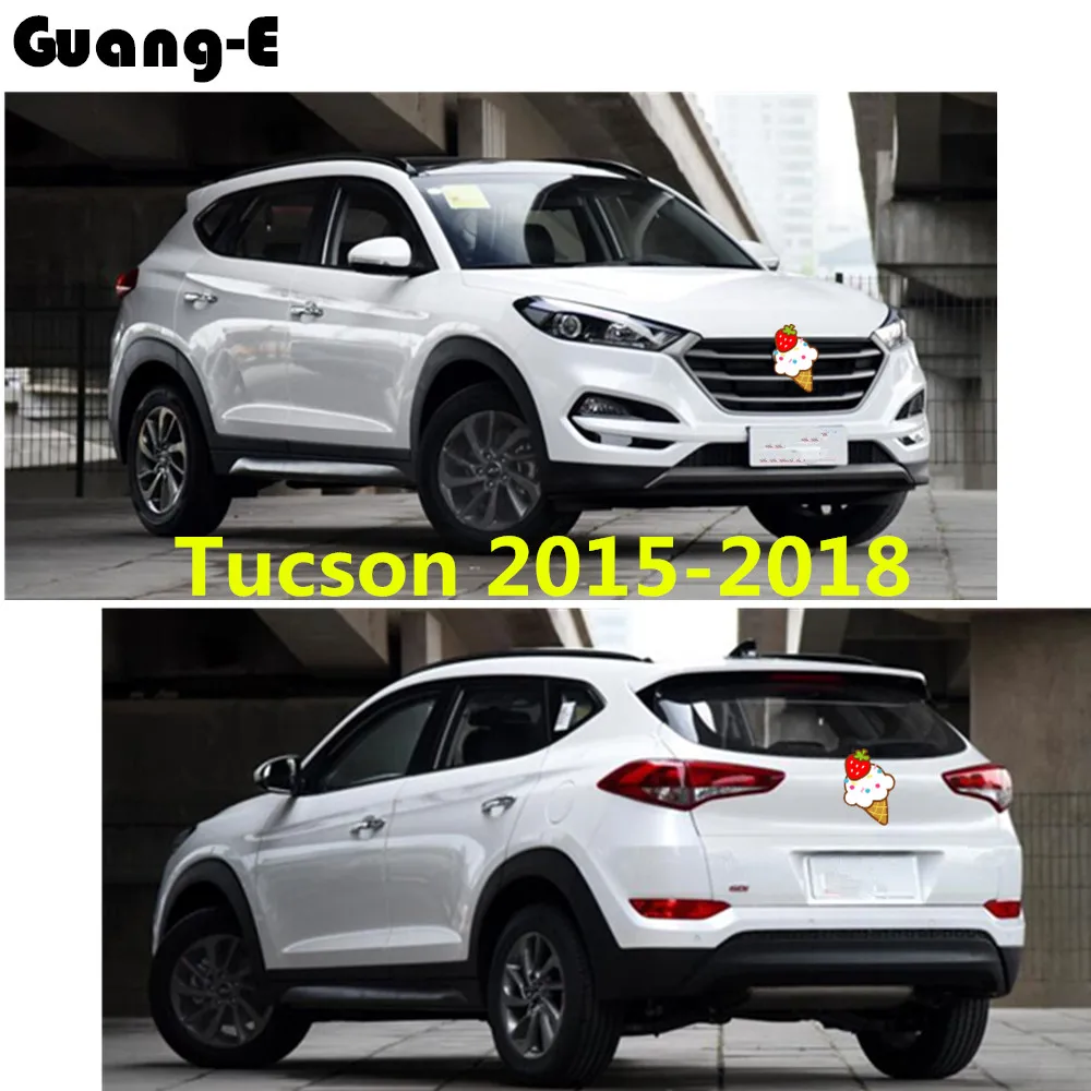 Car Cover Muffler Exterior End Pipe Dedicate Stainless Steel Exhaust Tip Tail Outlet For Hyundai Tucson 2015 car exhaust cover