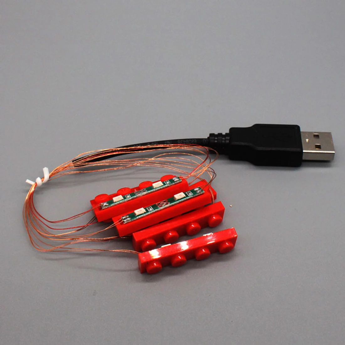 6 струнный 1X4 USB набор со светодиодной подсветкой для самостоятельного