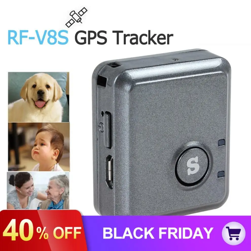 RF-V8S Высокая Эффективность Дистанционного прослушивания gps трекер SOS коммуникатор отслеживающее устройство