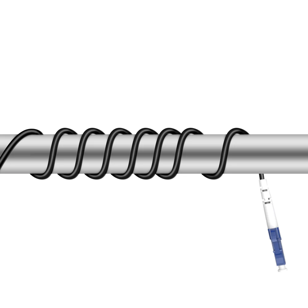 820ft Outdoor Armored 250 Meters  LC-LC 4 Core 9