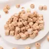 50Pcs/Lot Square Wooden Alphabet Beads 12mm English A-Z Personalized Name Letter Beads for Baby Nursing Pacifier Chain Accessory 1
