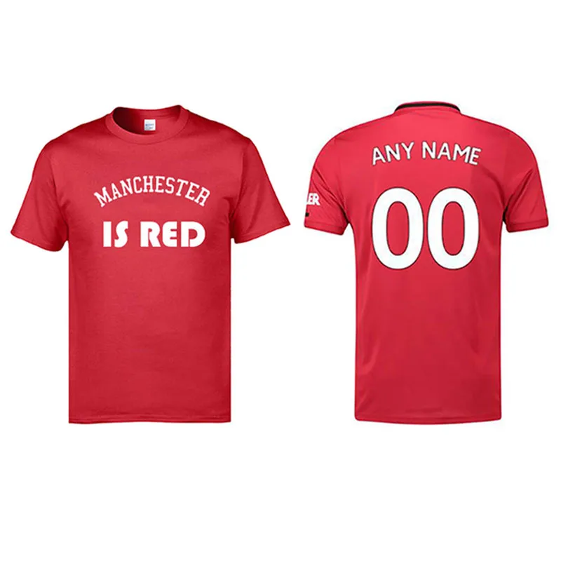 

2019 2020 Thailand manchesting is Red soccer jersey Tee kids kit+ socks LINGARD Maguire RASHFORD child football adult shirt