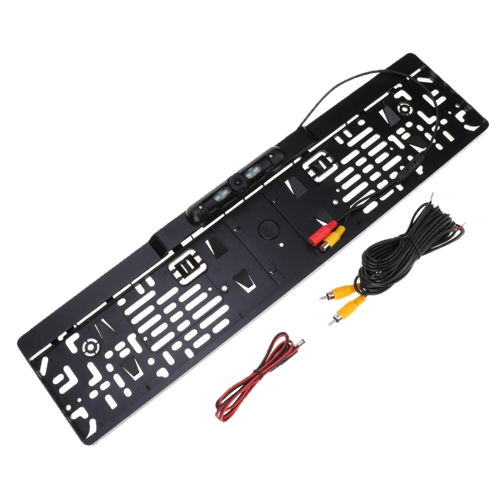 European License Plate Frame Rear View Camera Auto Number Plate Frame for EU License