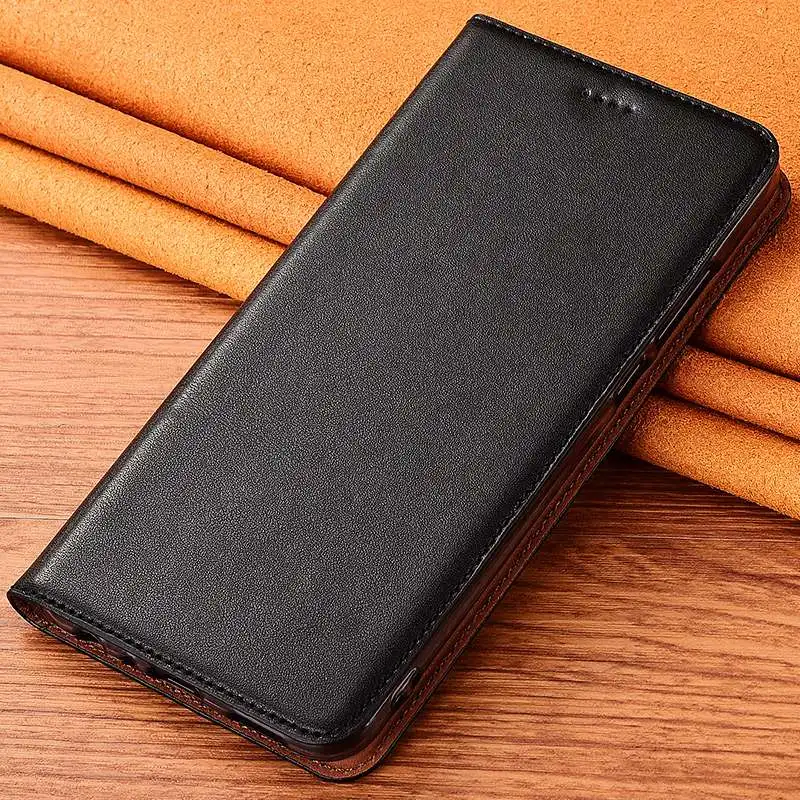 Черный Чехол для мобильного телефона для LG X power 2 3 power 2 power 3 откидная крышка из натуральной коровьей кожи чехол для телефона с подставкой сумка - Цвет: Черный