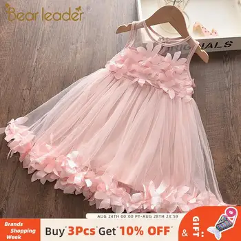 

Bear Leader Girls Floral Dresses New Summer Kids Flowers Elegant Costumes Baby Sweet Outfits Party Suits Toddler Vestidos 2 6Y