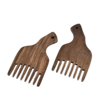 

1PCS Sandalwood Comb Hair Straightener Wide Tooth Comb Wooden Massage Brush Hair Extension Anti-Static Wooden