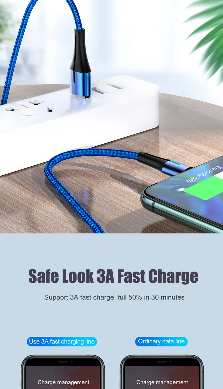 Светодиодный кабель Micro USB для быстрой зарядки samsung J5 A5 A7 Xiaomi LG, кабель USB Microusb для зарядки и передачи данных на базе Android