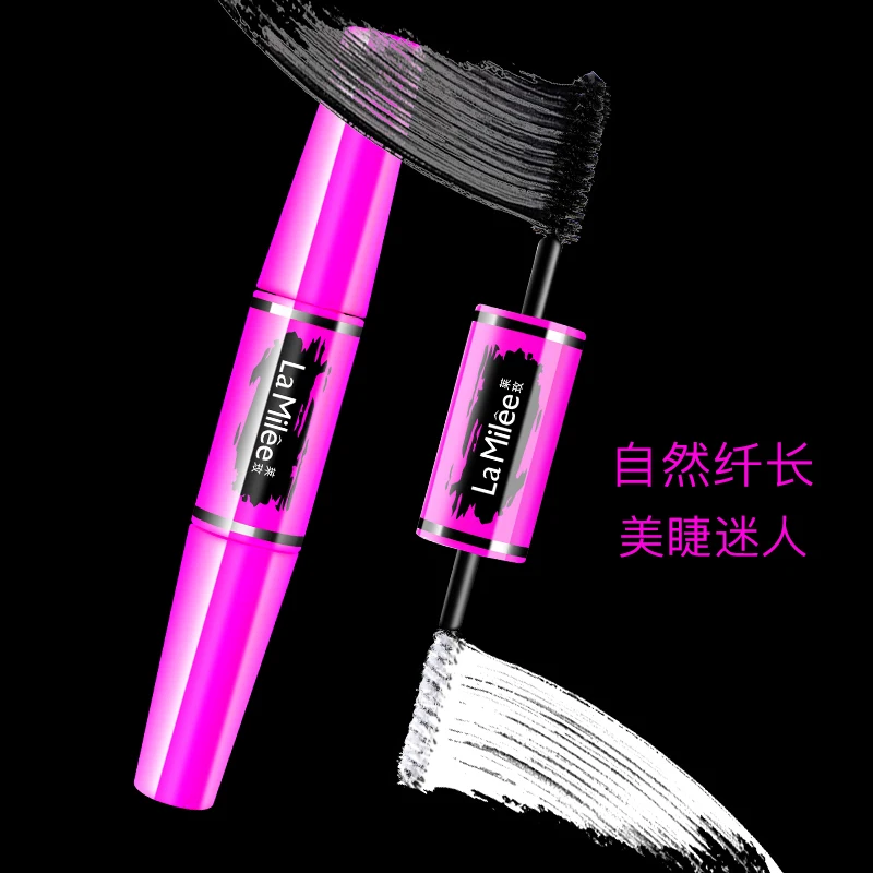 Double-head Curling Thicker Mascara Eyelashes Waterproof Long-lasting Eyes Make Up Mascara Eyelash Extension Makeup Cosmetic