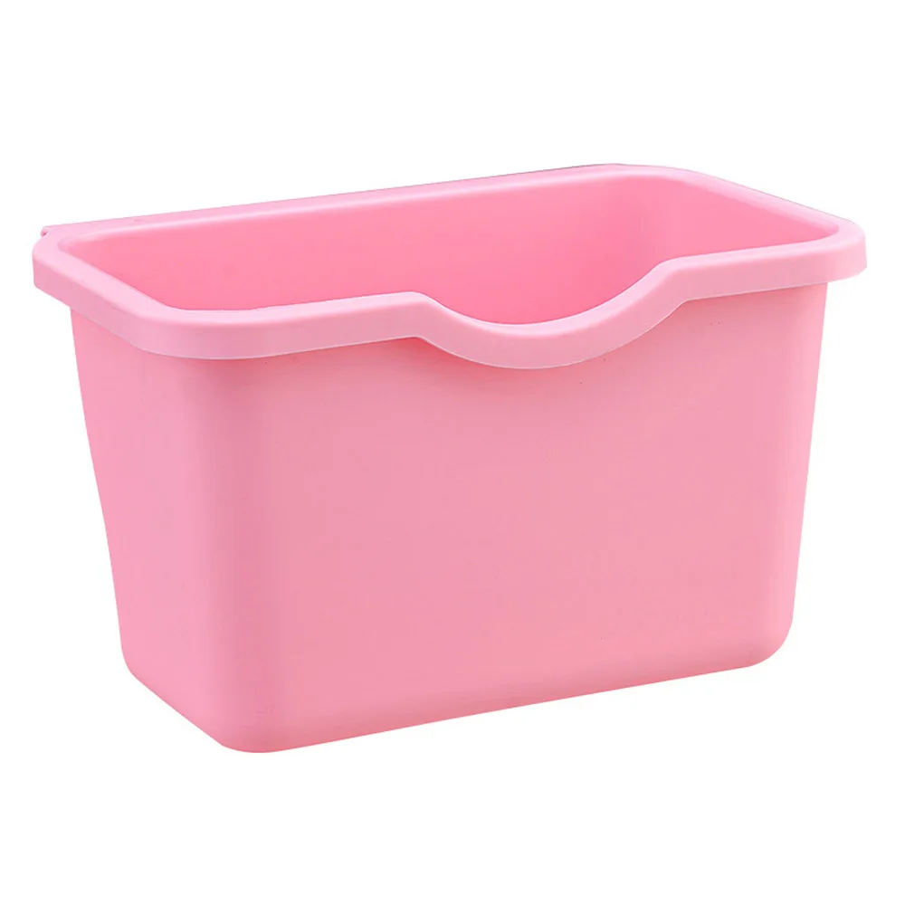 LASPERAL Висячие большие хранение мусора корзины настольные организации для кухни мусорное ведро хранения Держатели двери шкафа - Цвет: pink 21x13.5x12.5cm