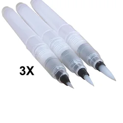 1/3pcs Portable Paint Brush Water Color Brush Pencil Soft Watercolor Brush Pen For Beginner Painting Drawing Art Supplies