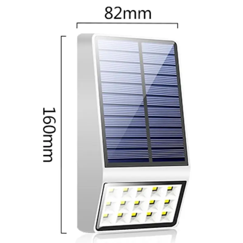 LED Solar Wall Light IP65 Emergency Security Energy Saving Garden Yard Lamp