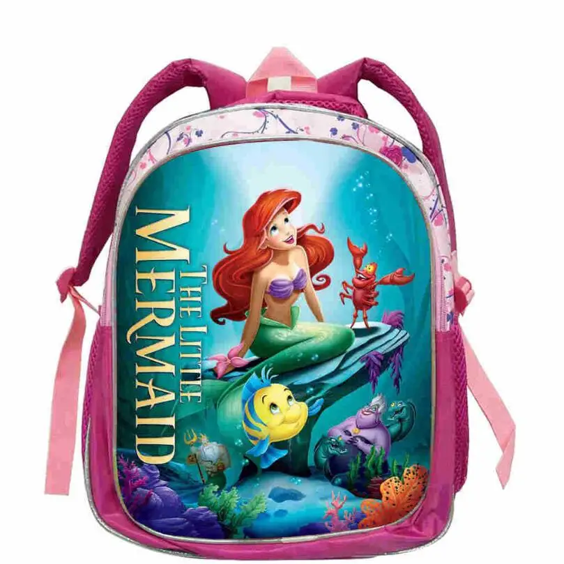 Disney-mochila De la Sirenita para niños, Escolar de cuento de hadas, bolsas libros para adolescentes _ - AliExpress Mobile