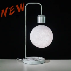 Lampe de Table à lévitation, lumière de galaxie et de lune, style original, luminaire décoratif d'intérieur, idéal pour un bureau ou une chambre à coucher 