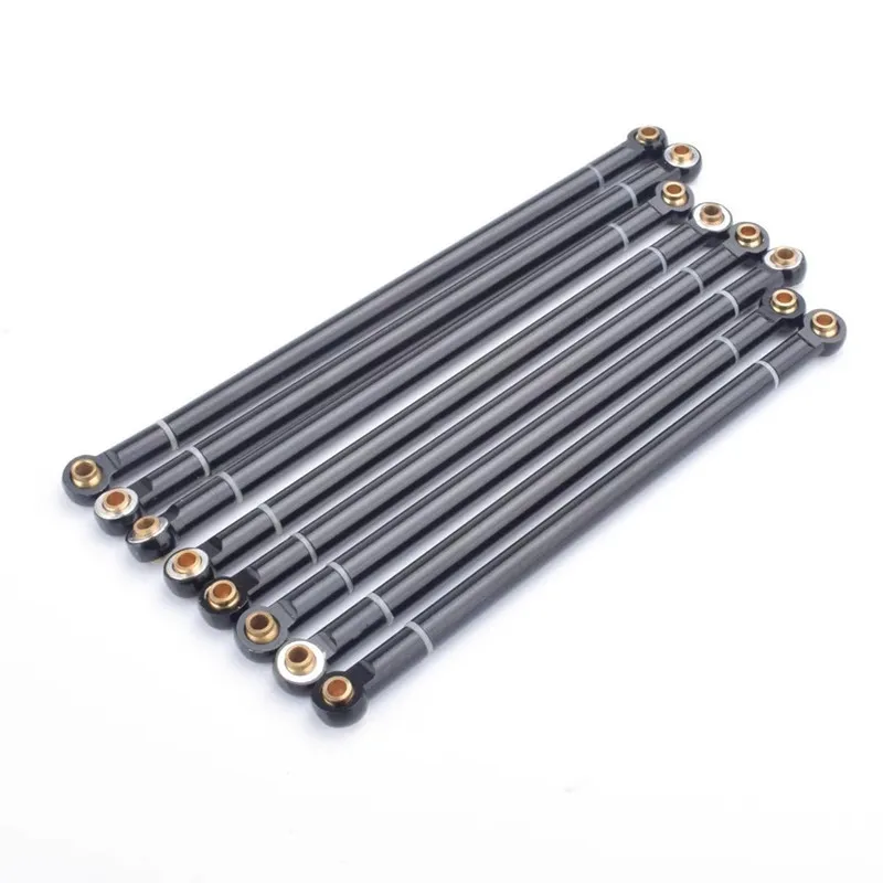 1/10 Model Climbing Car 313 Wheelbase Support Upgrade Modification Metal Pulling Rod Set aixal Scx10