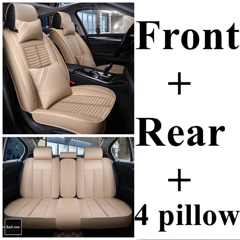 Dingdian авто чехол для Toyota Corolla Auris Yaris avensis t25 Hilux Pruis FJ Cruiser Prado Vios Matrix автомобильные аксессуары - Название цвета: beige luxury