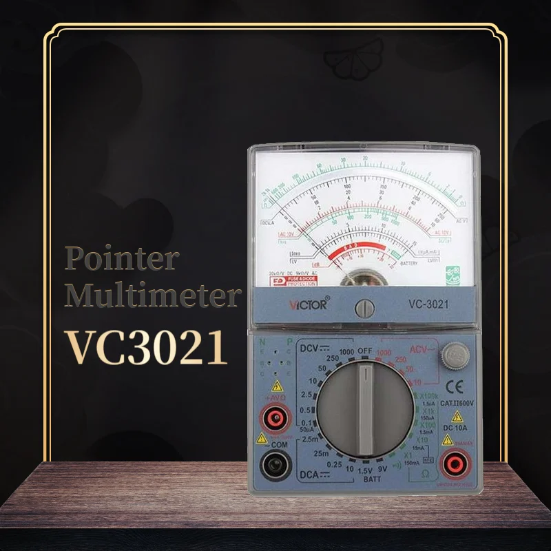 Высокоточный мультиметр Victor VC3021 механические часы универсальный Электрический